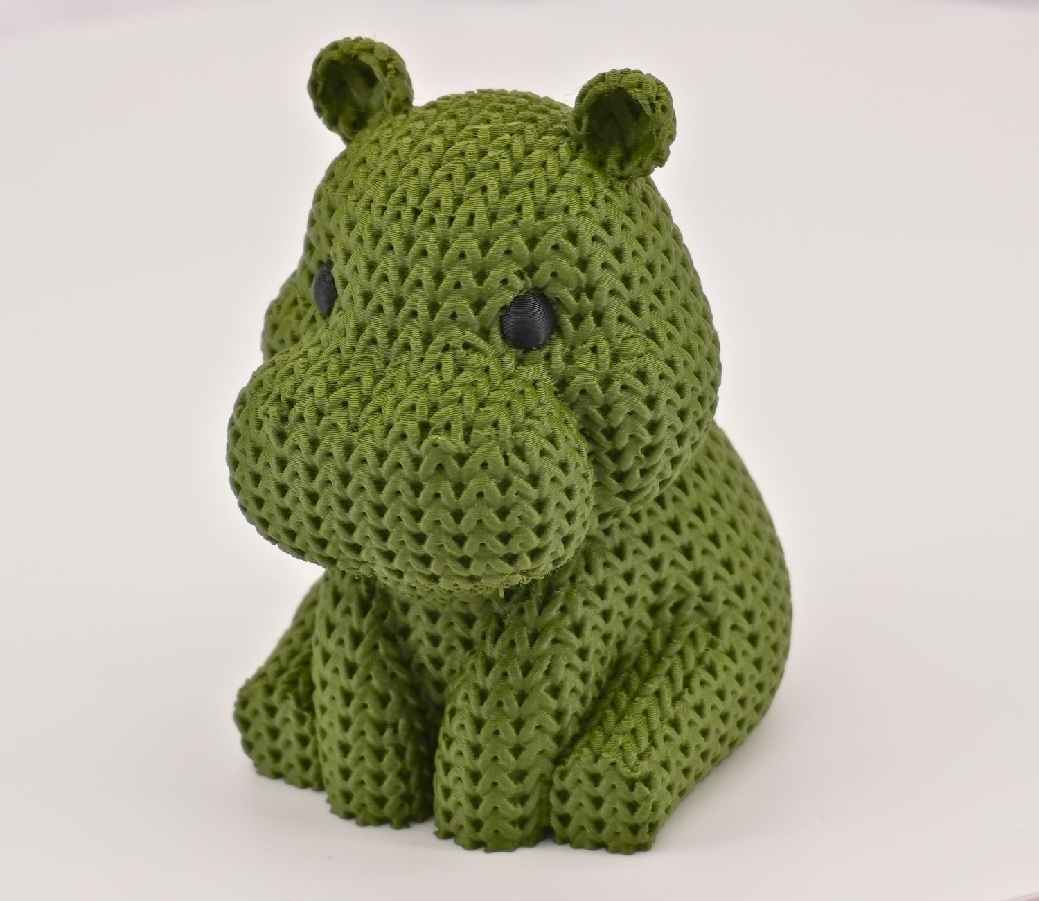 Knitted Hippo