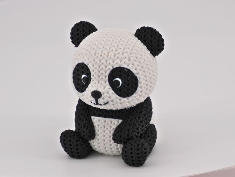 Knitted Panda