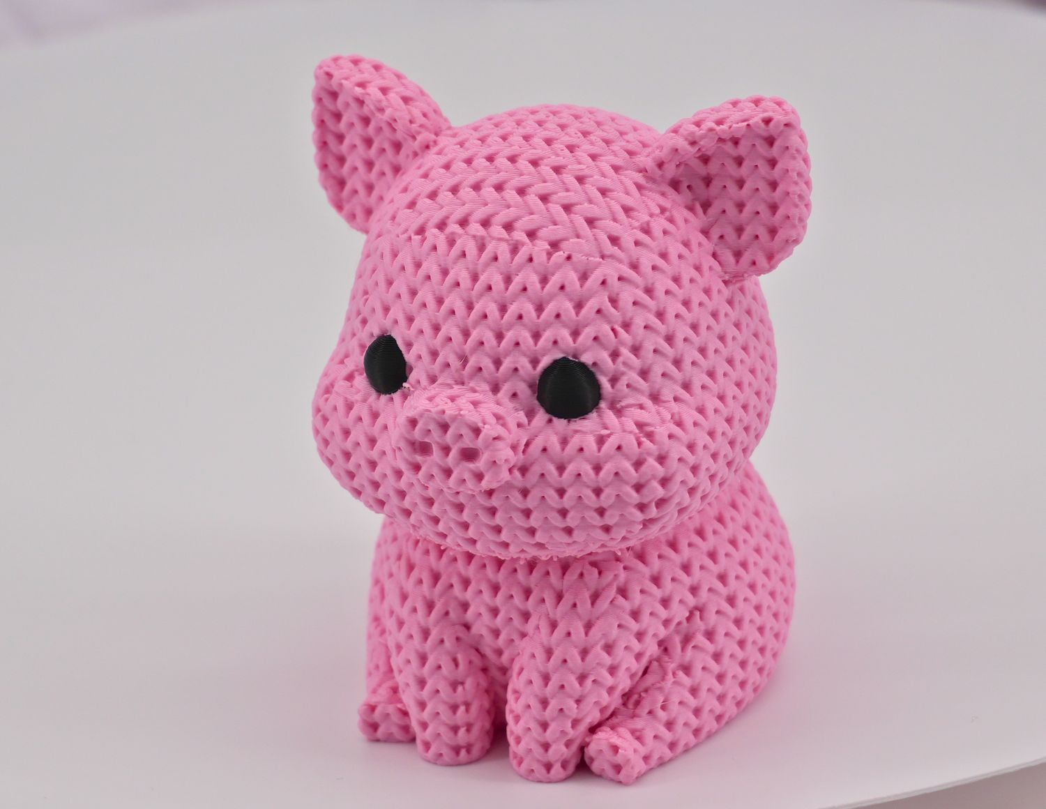 Knitted Pig