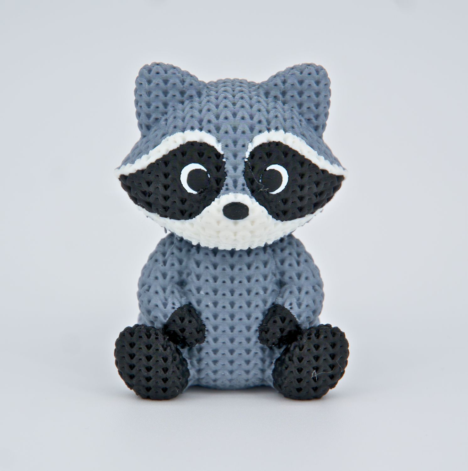 Knitted Raccoon