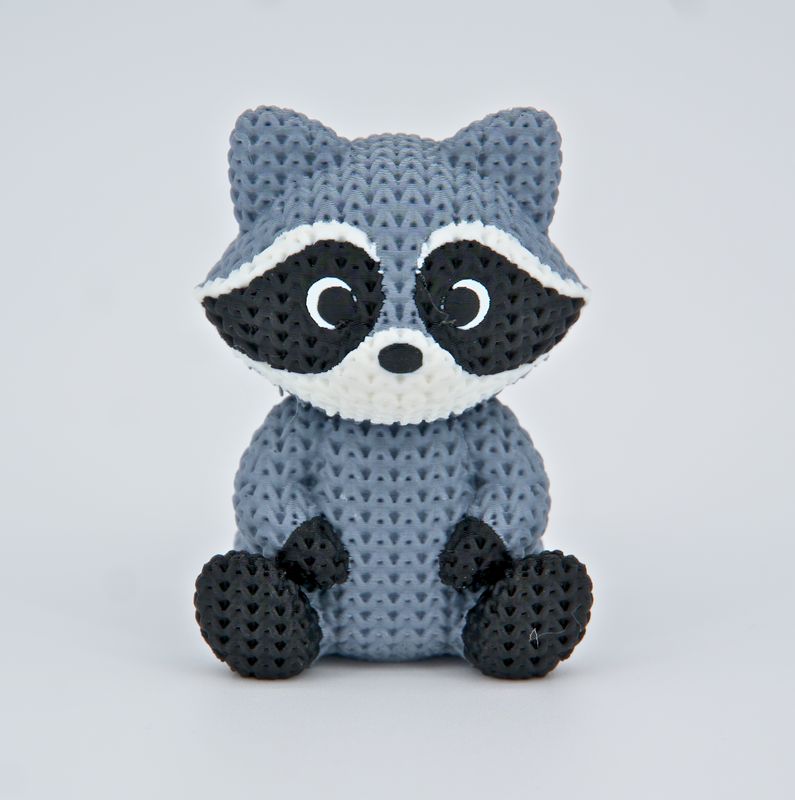 Knitted Raccoon