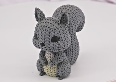 Knitted Squirrel