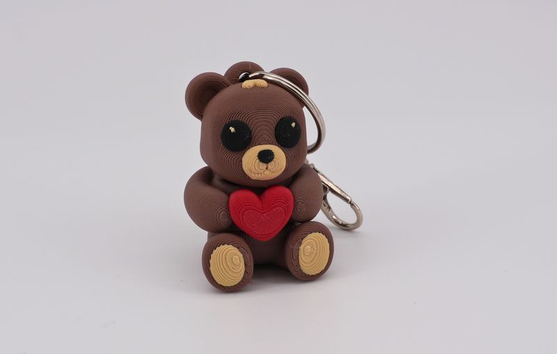 Valentine Bear Keychain