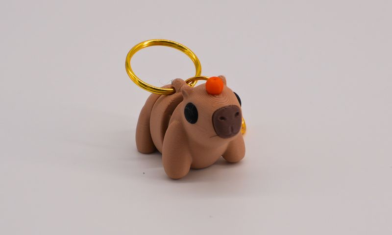 Capybara Keychain