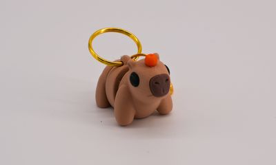 Capybara Keychain