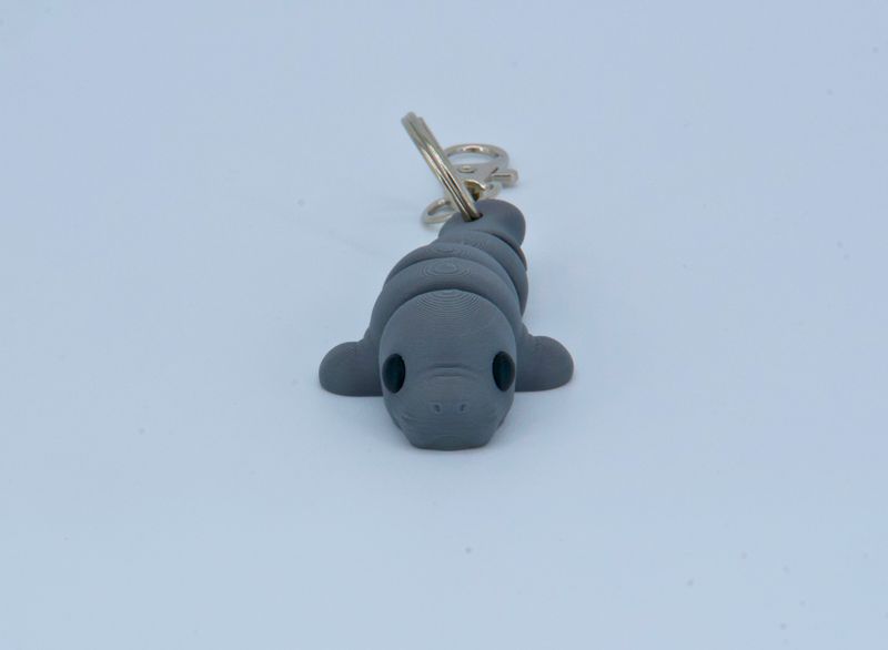 Manatee Keychain