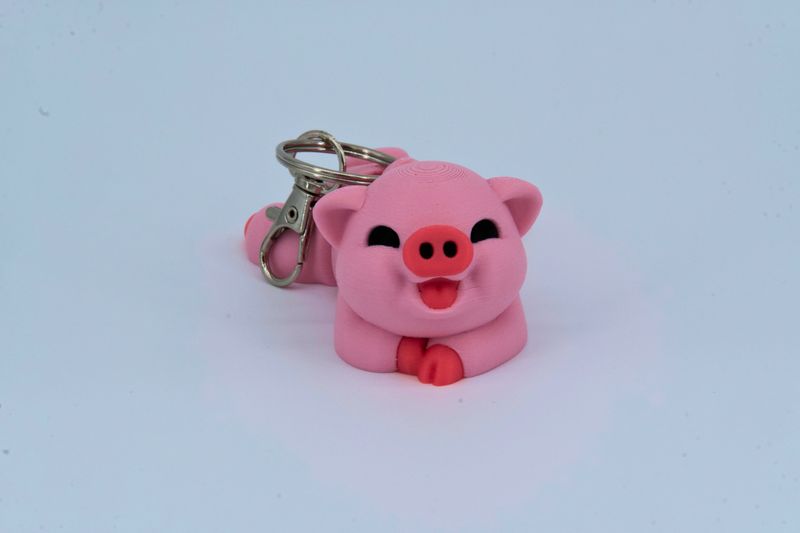 Pig Keychain