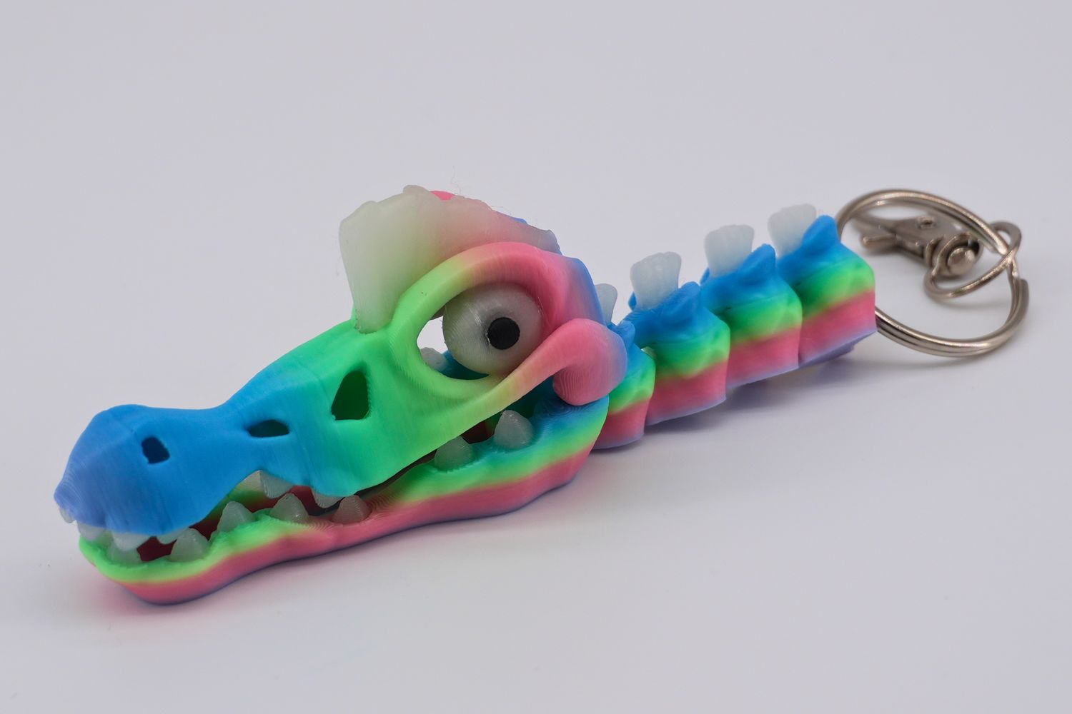 Spinosaurus Head Glow Keychain