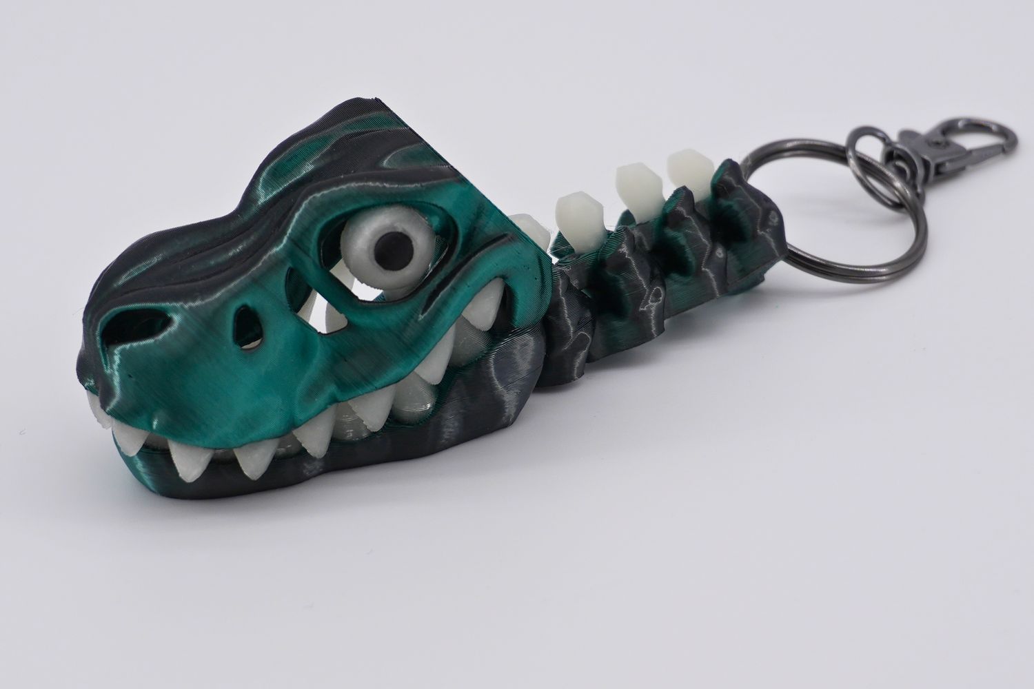 T-Rex Glow Keychain