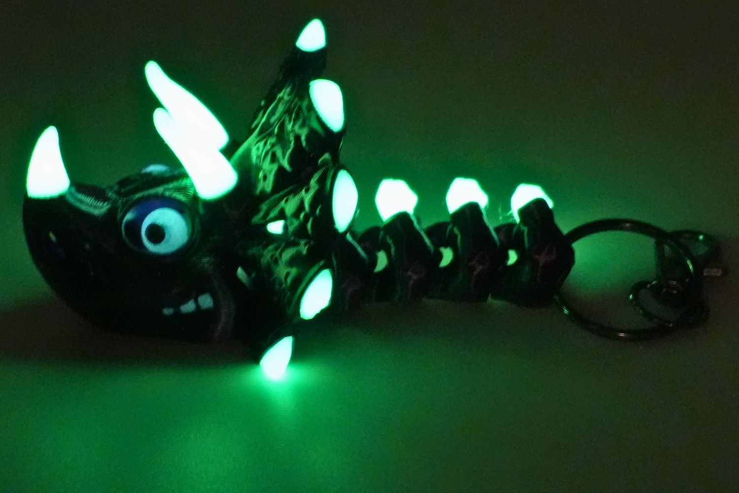 Triceratops "Glow" Keychain