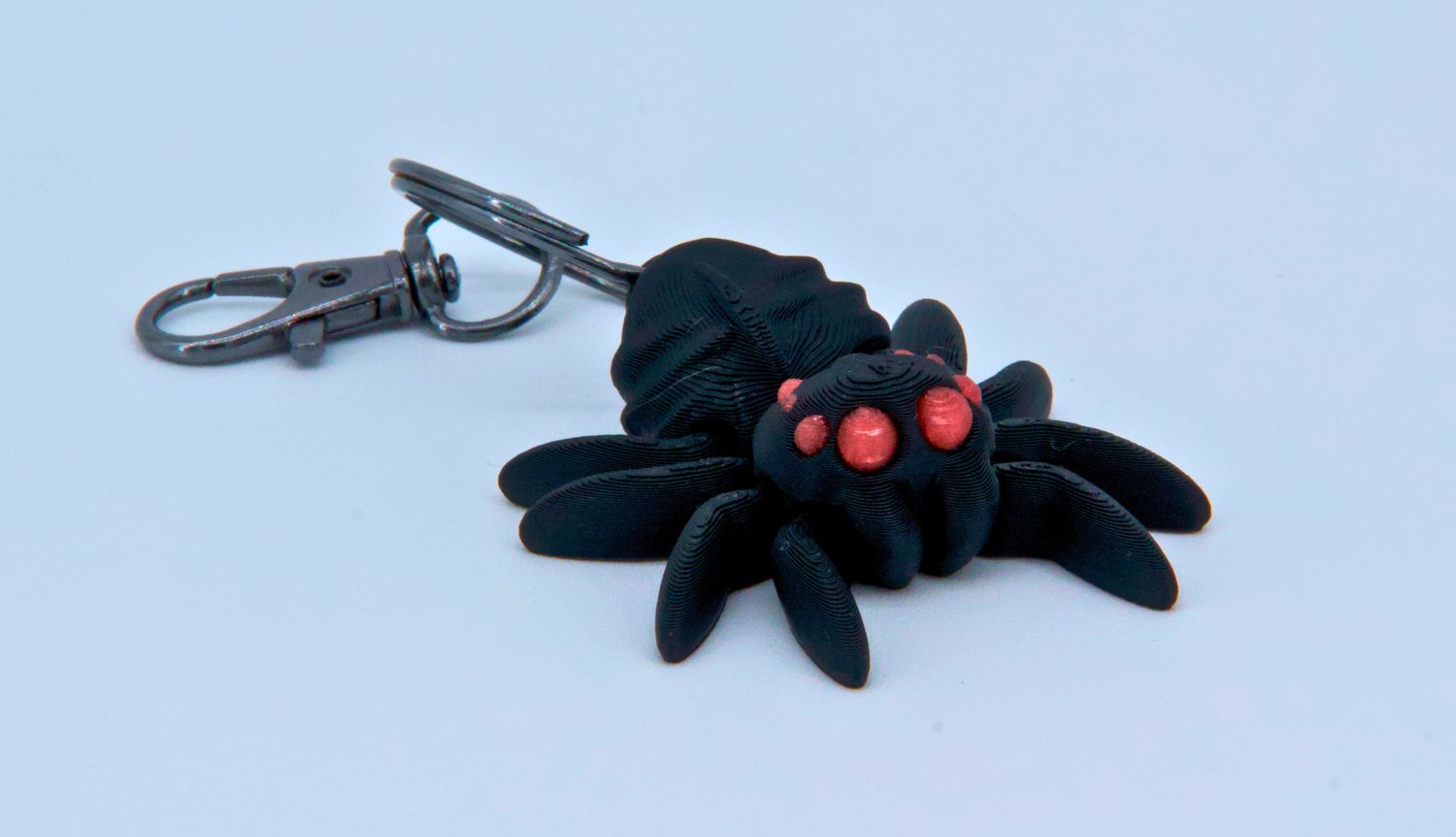 Spider &quot;Eyes Glow&quot; Keychain