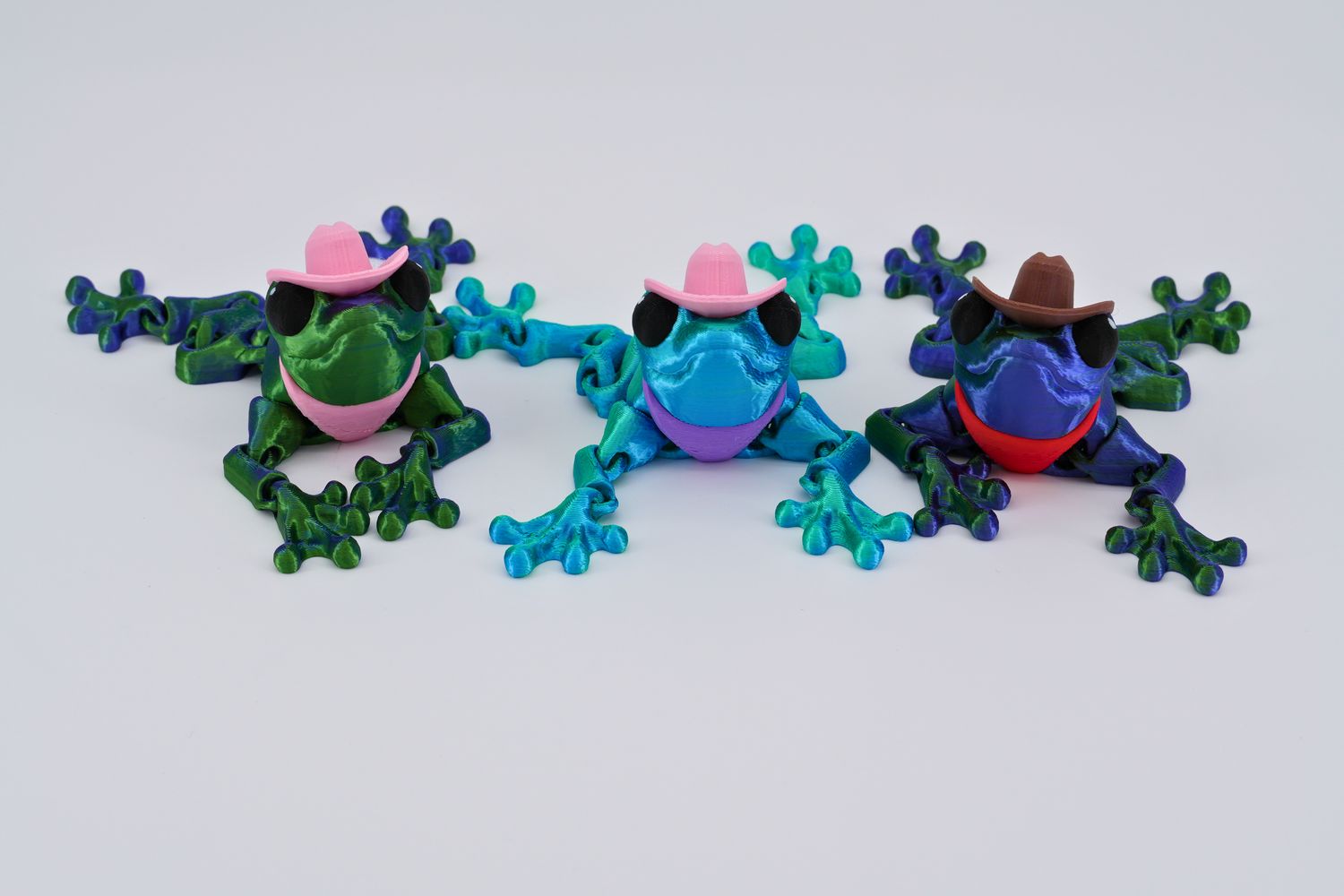 Cowboy Frog Figurine