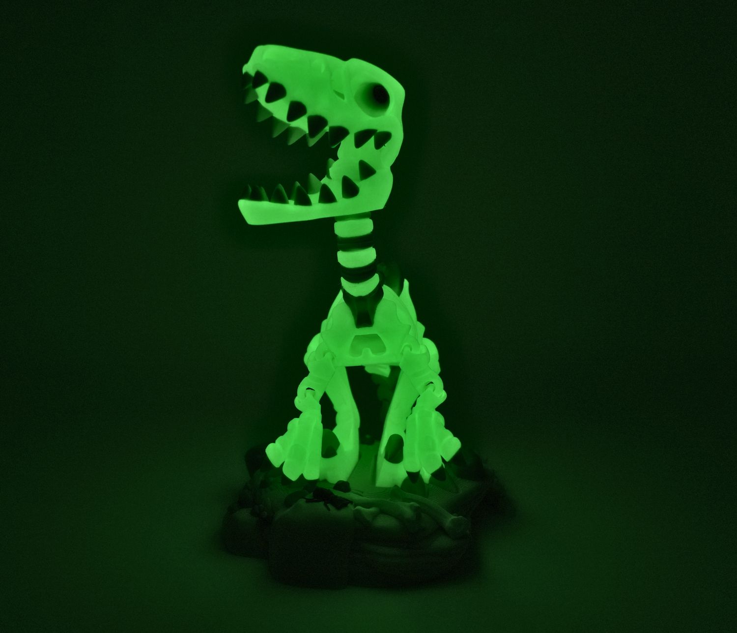 Velociraptor &quot;Glow&quot; w/Optional Stand