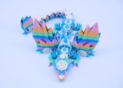 Adult Rosewing Dragon Small - Rainbow Glow