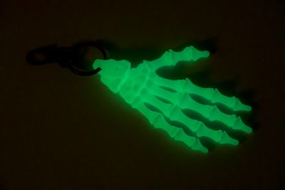 Skeleton Hand Glow Keychain