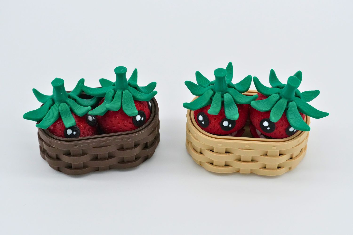 Strawberry Pair &amp; Basket