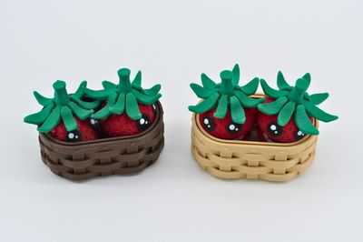 Strawberry Pair &amp; Basket