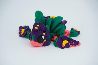 Orchid Turtle Figurine Orchid Turtle Figurine