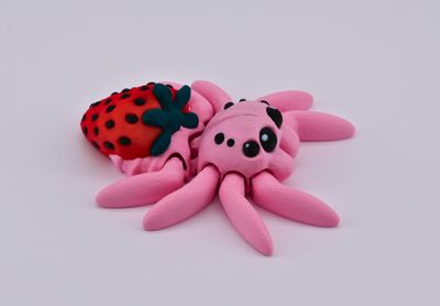 Strawberry Spider Figurine