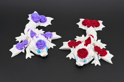 Baby Valentine Rose Dragon - Medium