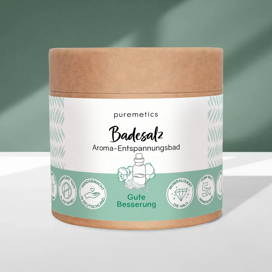 Badesalz &#39;Gute Besserung&#39;