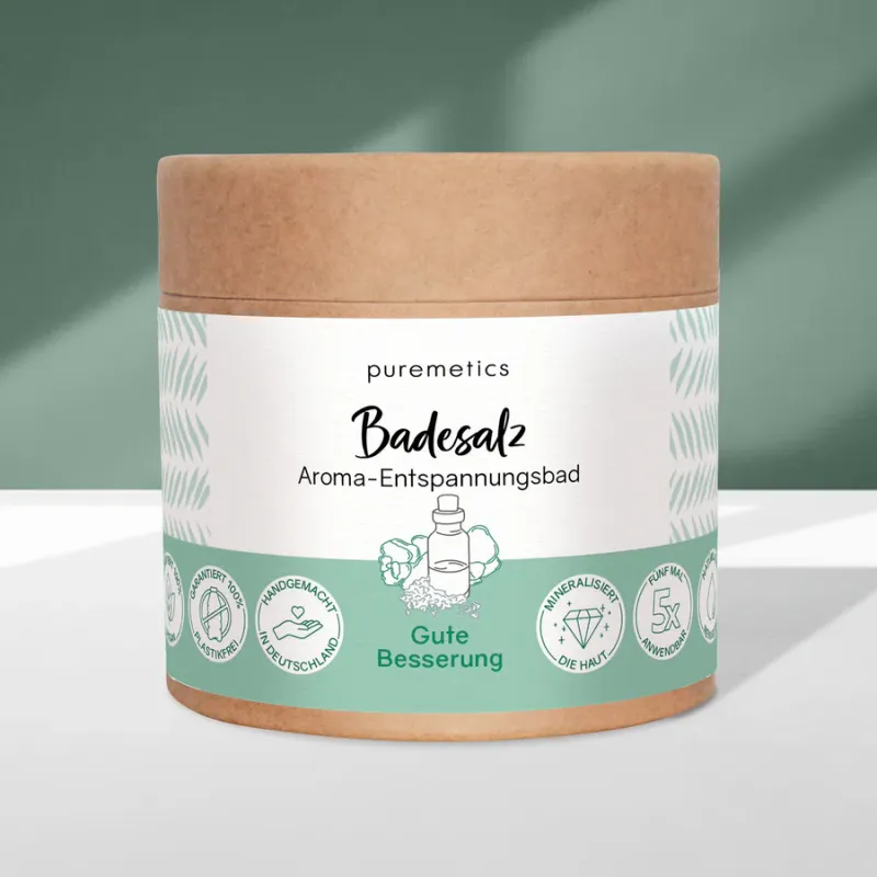 Badesalz &#39;Gute Besserung&#39;