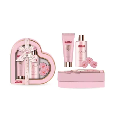 Belle Luxury For Love – Geschenkset 3-teilig - Herzbox