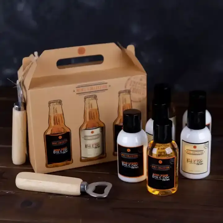Accentra - Geschenkset in Sixpack Bierflaschen MEN&#39;S COLLECTION SIXPACK
