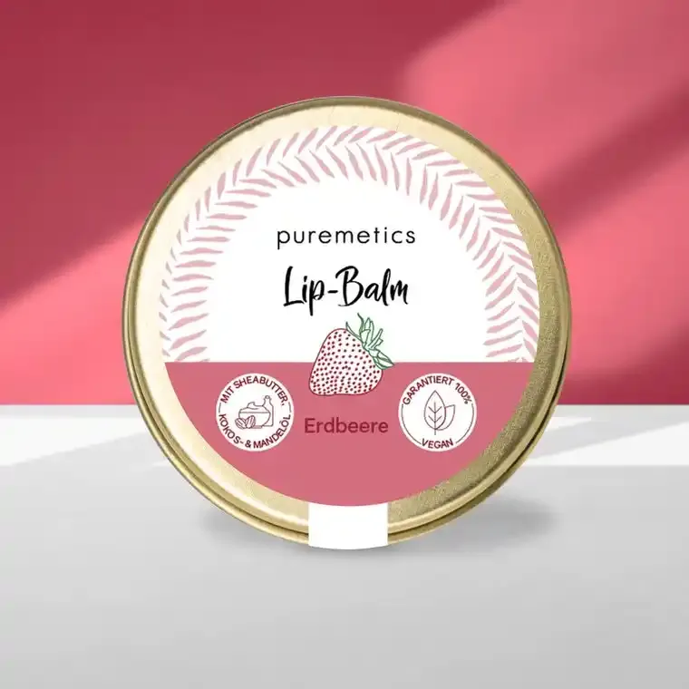 Puremetics - Lip Balm &#39;Erdbeere&#39;