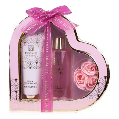 Accentra - Badeset ESSENCE OF BEAUTY in Herzbox
