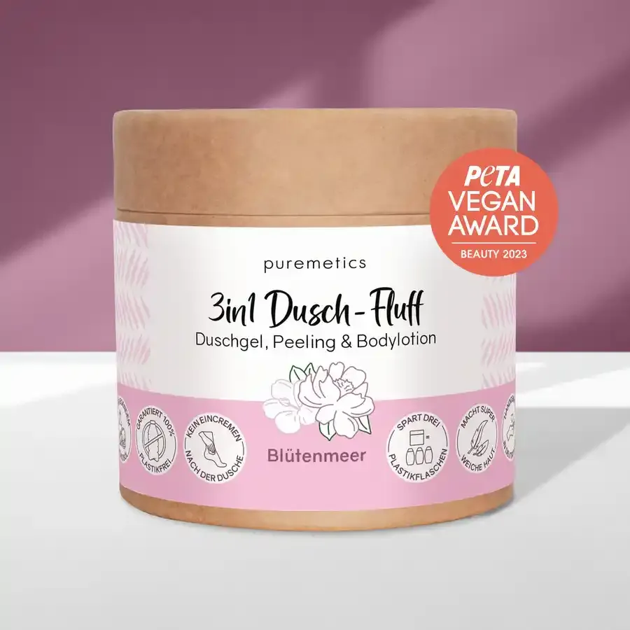 Puremetics - 3in1 Dusch-Fluff &#39;Blütenmeer&#39;