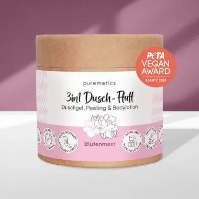 Puremetics - 3in1 Dusch-Fluff &#39;Blütenmeer&#39;