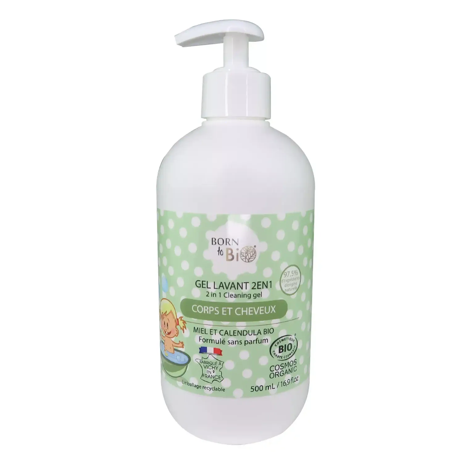 Born to Bio - 2 in 1 Baby Waschgel – Bio zertifiziert
