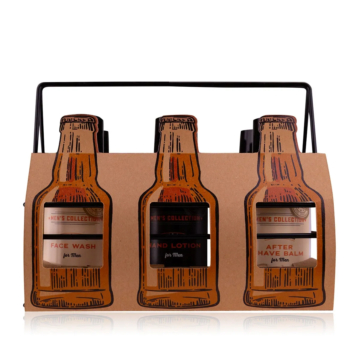 Accentra - Geschenkset Sixpack Bierflaschen MEN'S COLLECTION