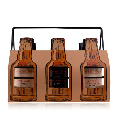 Accentra - Geschenkset Sixpack Bierflaschen MEN&#39;S COLLECTION