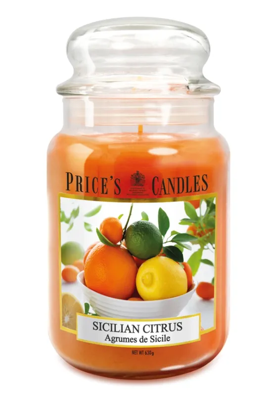 Duftkerze Prices Candles - Sicilian Citrus 630g