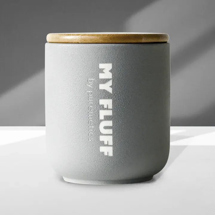 MY FLUFF Keramikgefäß – Lichtgrau