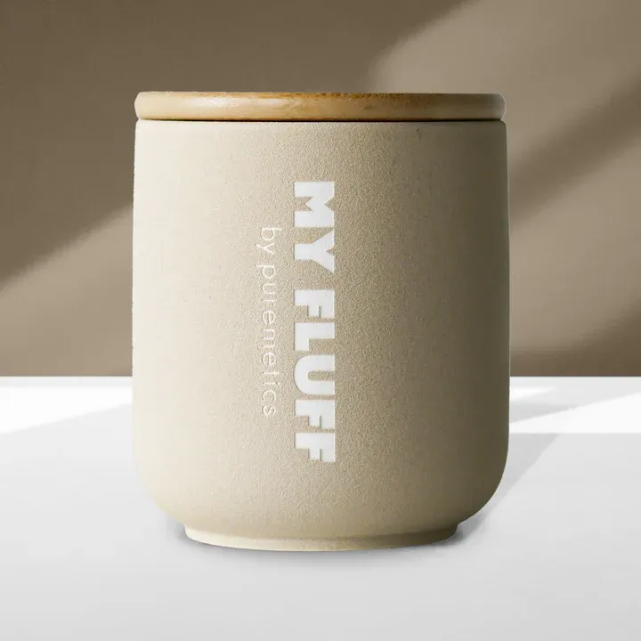MY FLUFF Keramikgefäß – Sand