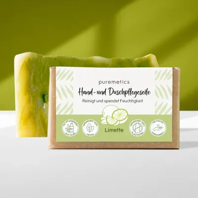 Puremetics - Hand- und Duschpflegeseife 'Limette'