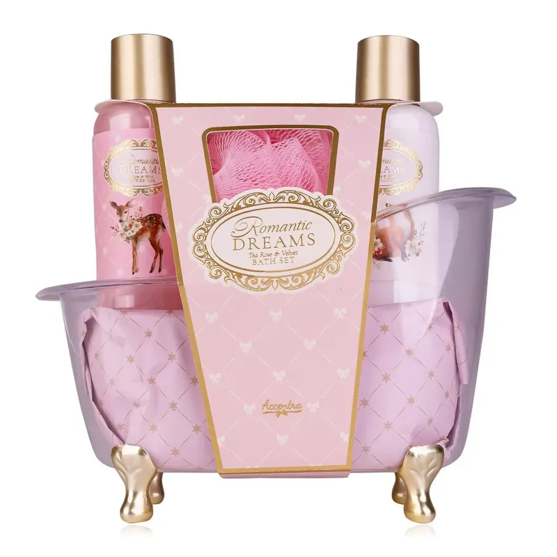 Accentra - Badeset ROMANTIC DREAMS in Deko-Badewanne