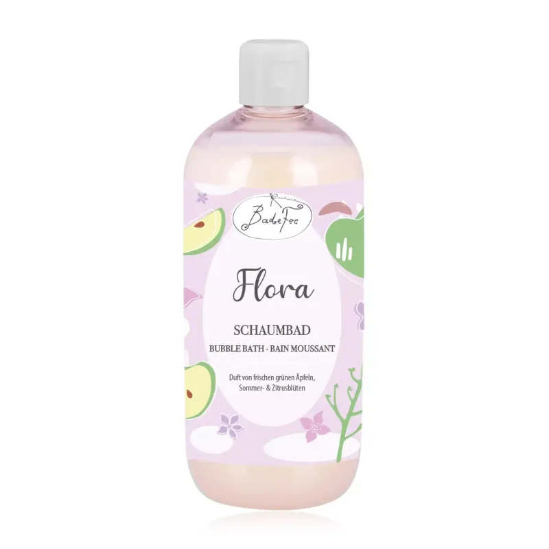 BadeFee - Schaumbad Flora - Grüner Apfel, Sommerblüten und Zitrusblüten