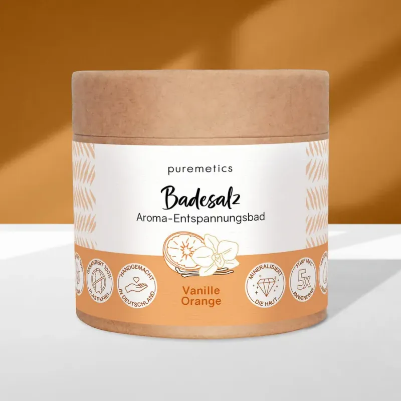 Puremetics - Badesalz 'Vanille Orange'