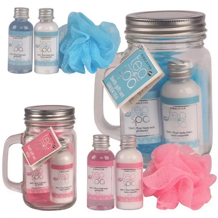Tea Spa - Gemischtes Badeset - 3-teilig - Im Glas Tea Spa - Gemischtes Badeset - 3-teilig - Im Glas