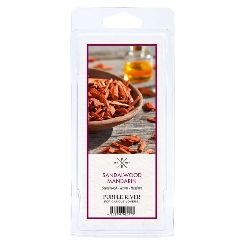 Purple River - Duftwachs Sandalwood Mandarin - 50g Purple River - Duftwachs Sandalwood Mandarin - 50g