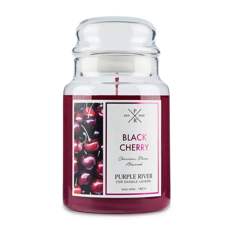 Purple River - Duftkerze Black Cherry - 623g
