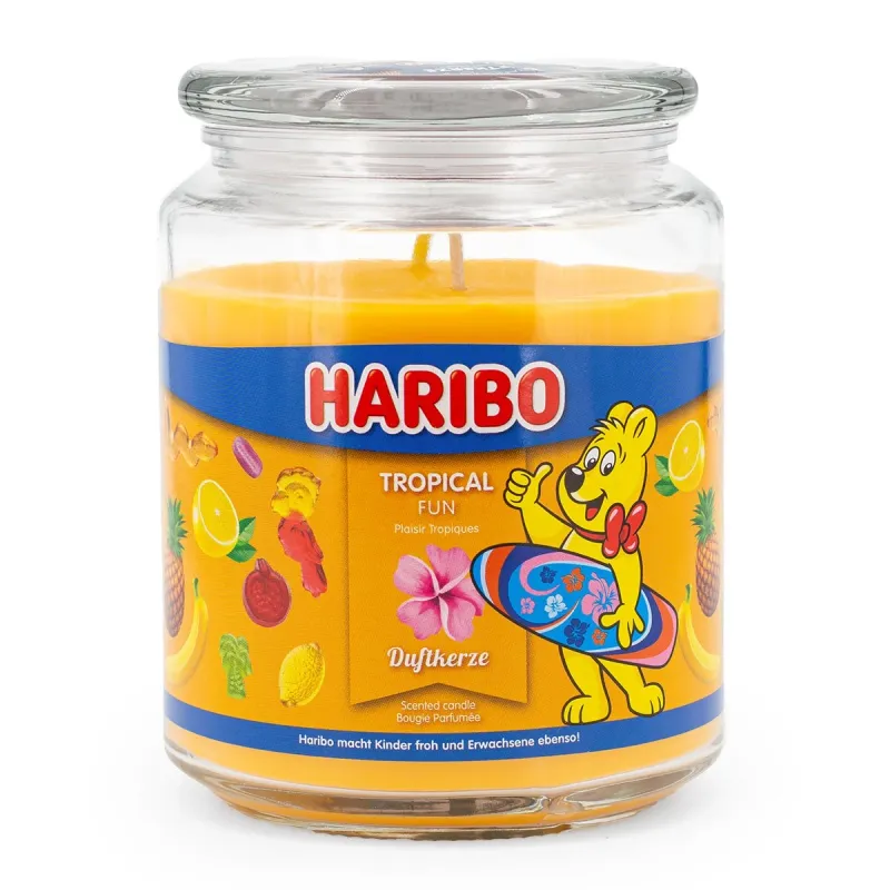 Duftkerze Haribo Tropical Fun - 510g Duftkerze Haribo Tropical Fun - 510g