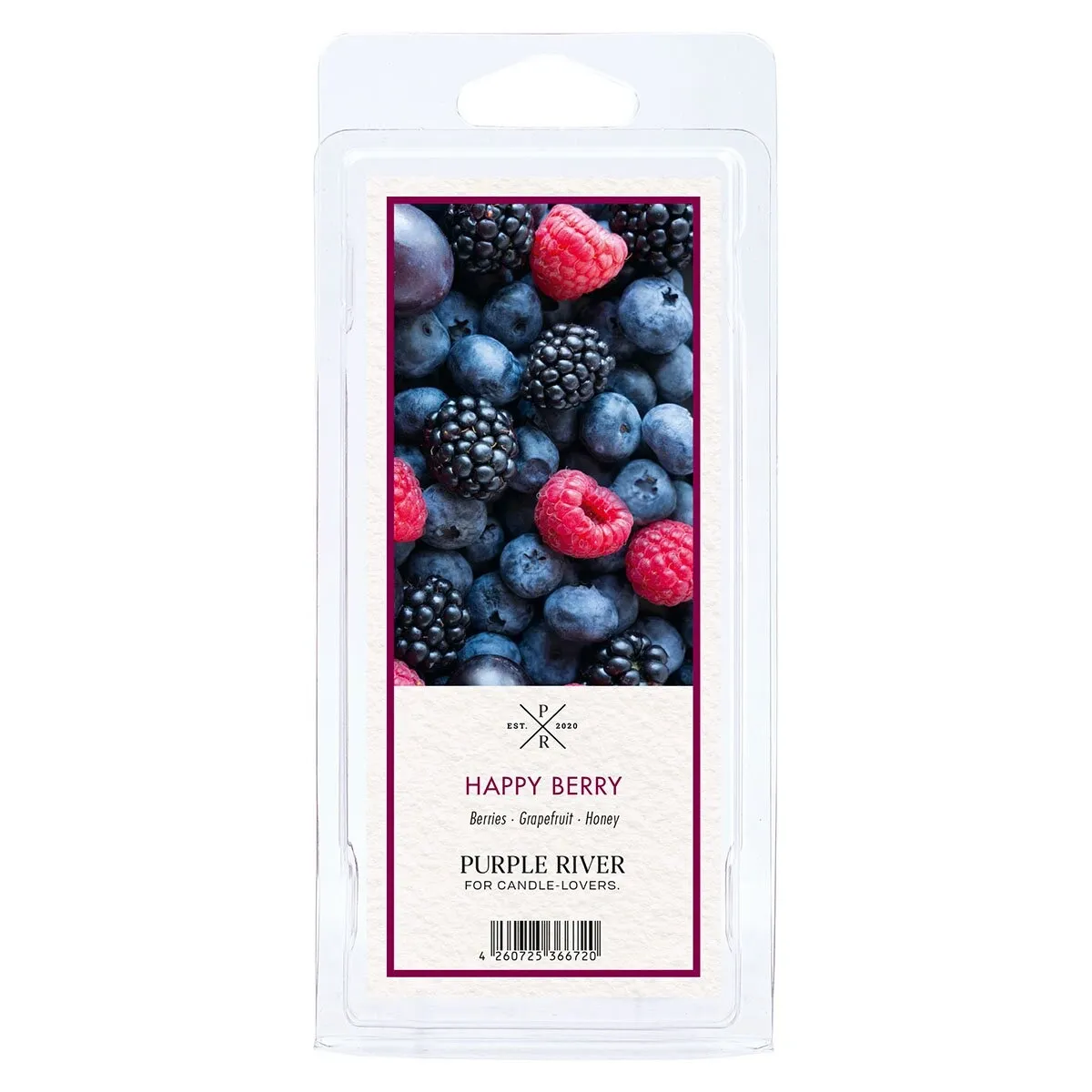 Purple River - Duftwachs Happy Berry - 50g