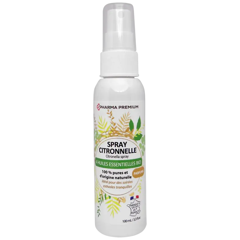 Born to Bio - Zitronengras-Spray mit 4 ätherischen Bio-Ölen