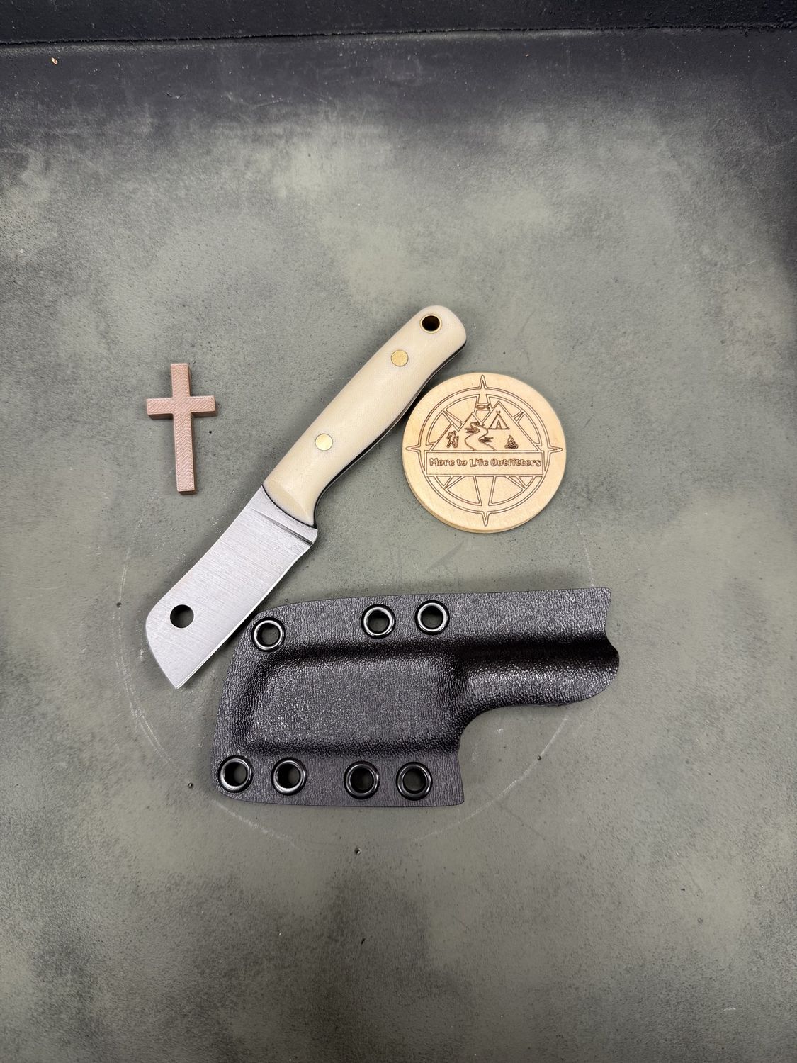 RK Mini Cleaver White Canvas Classic Taper