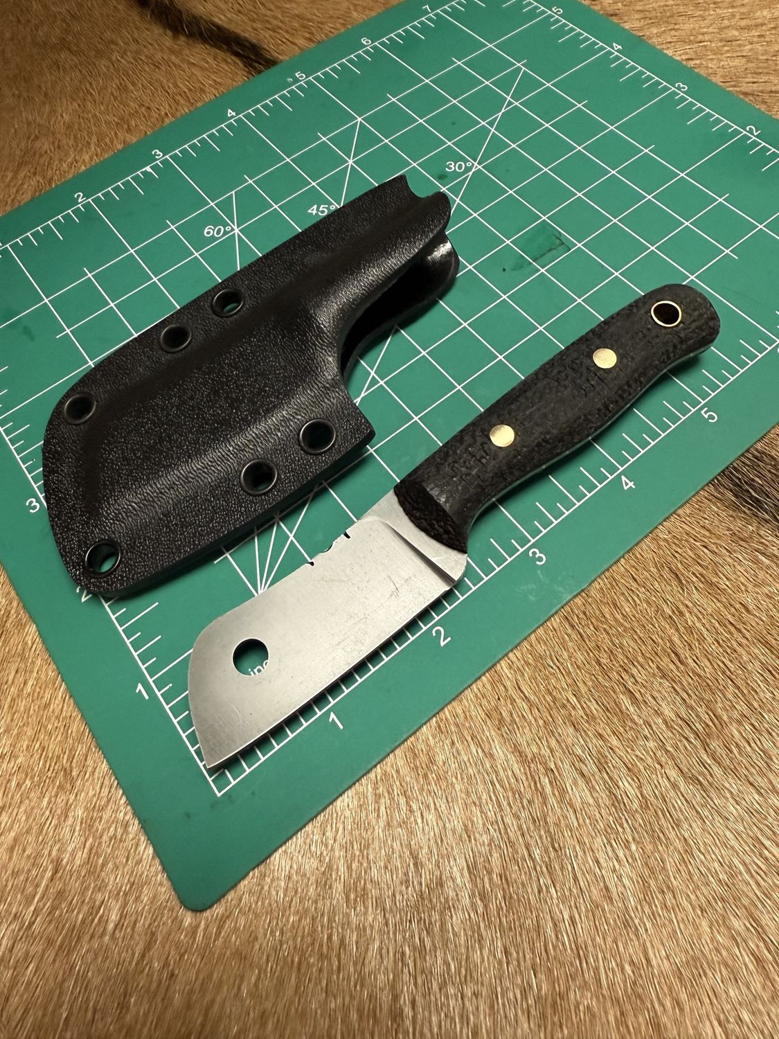 RK Mini Cleaver Black Burlap Classic File Tapered-